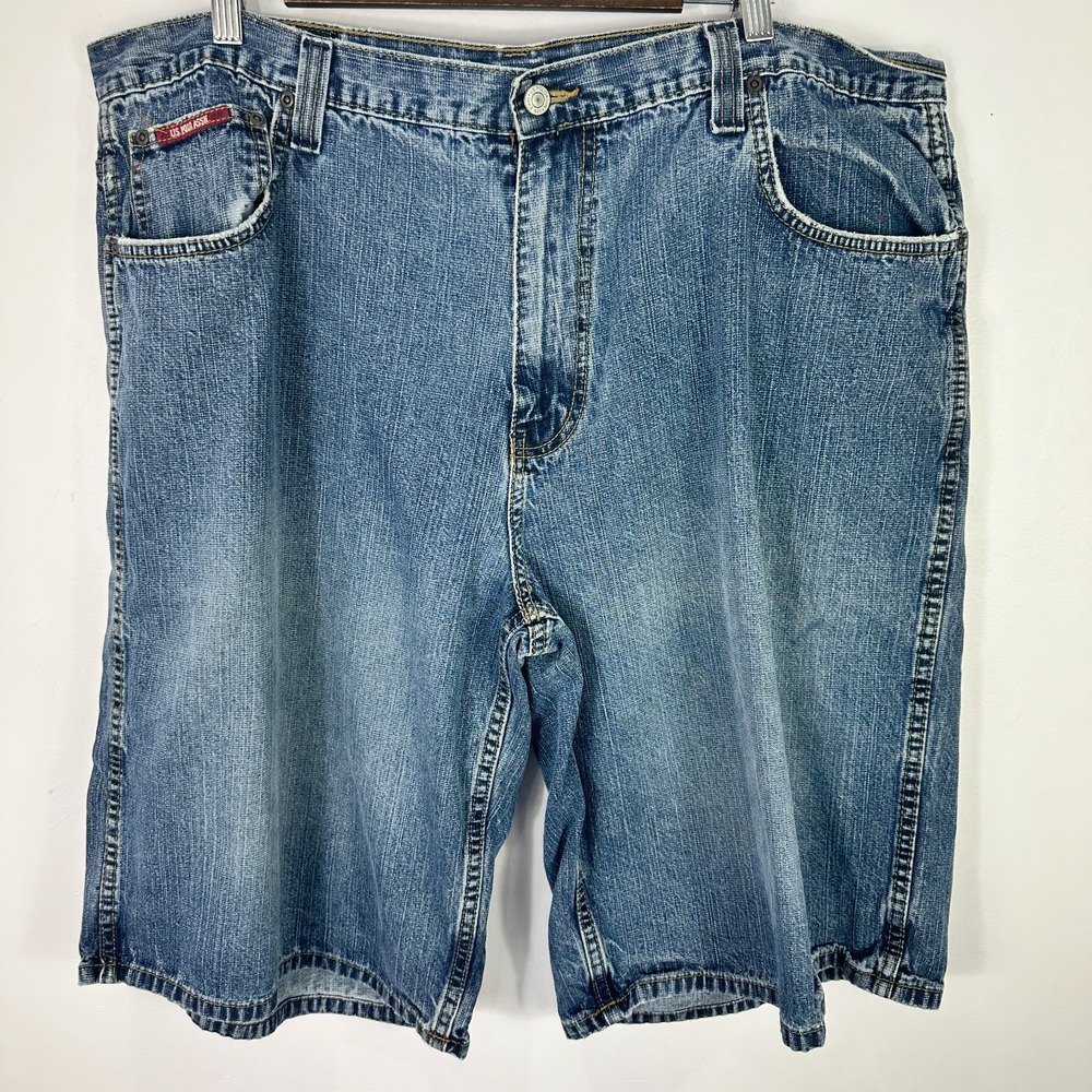 Vintage Y2K Polo US Polo‎ Assn. Shorts Mens 42 Jorts Baggy Skater Grunge 90s